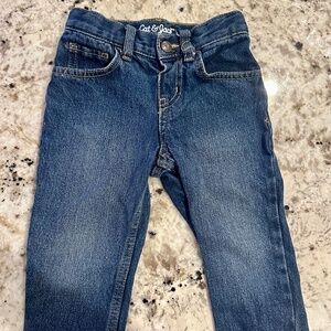 *GENTLY WORN* Cat & Jack 2T Straight Leg Jean, Snap Front